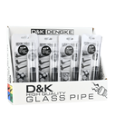 D&K Large Bullet Pipe & Extension Glass Tube w/ Screens - 16ct