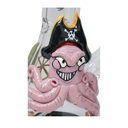 13" Nice Glass 3D-Wrap Octo-Pirate Beaker