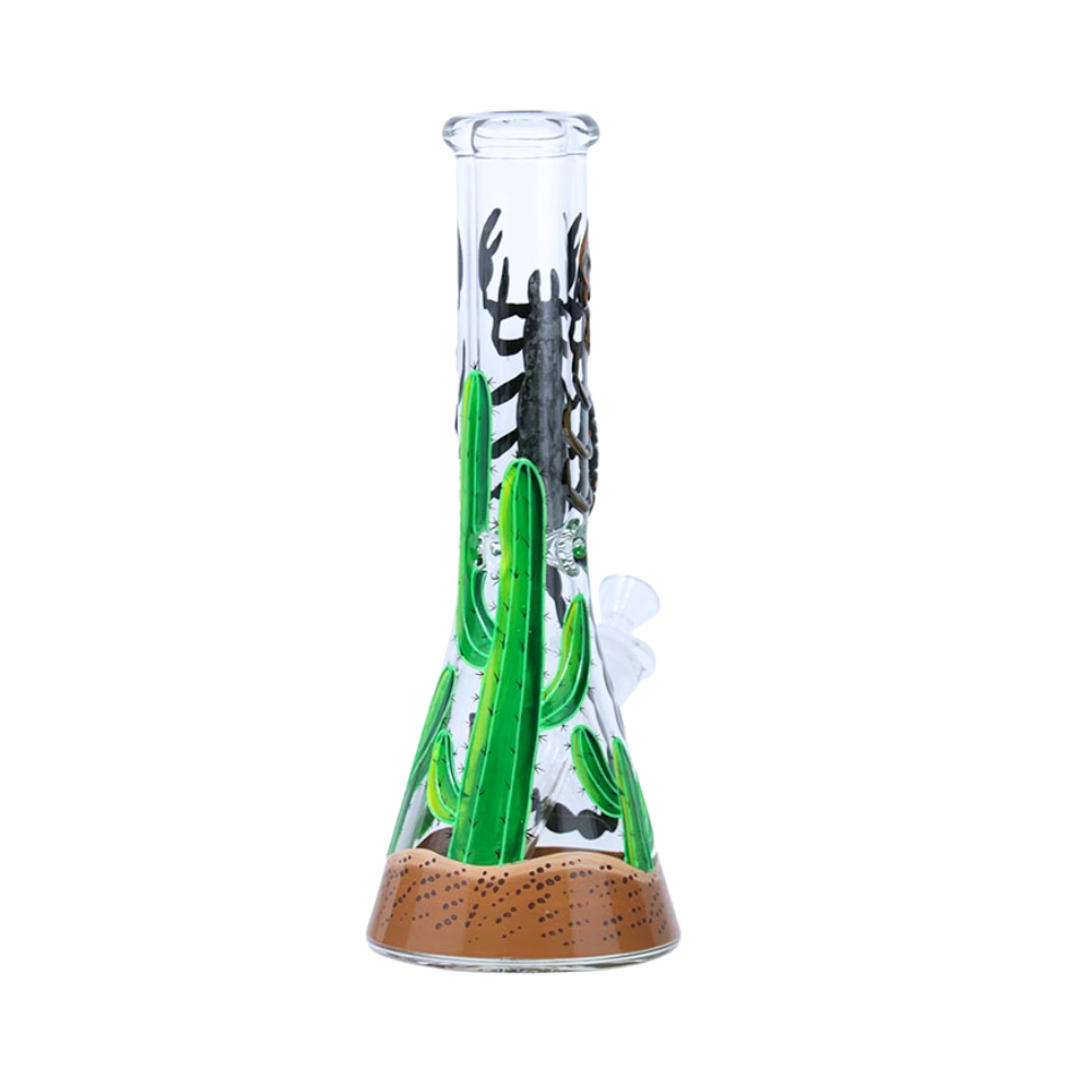 12.5" Nice Glass 3D-Wrap Scorpion Beaker