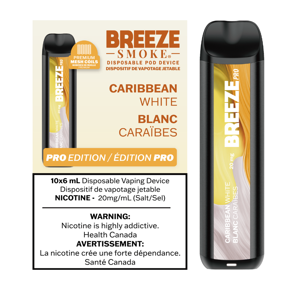 Breeze Pro 20mg 2000 Puffs Disposable Pod Device - 10ct