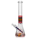 16" 7mm Arsenal Psychedelic Blaze Glass Bong