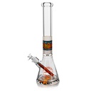 16" 7mm Arsenal Psychedelic Blaze Glass Bong