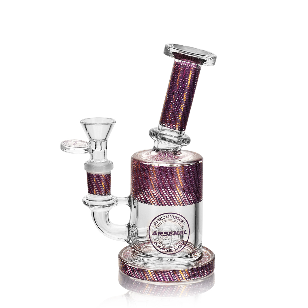 6.5" Arsenal Bead Weave Glass Rig