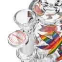 6" Arsenal Rainbow Leaf Glass Rig