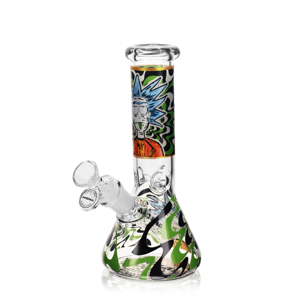 8" Arsenal Cosmic Chaos Glass Bong