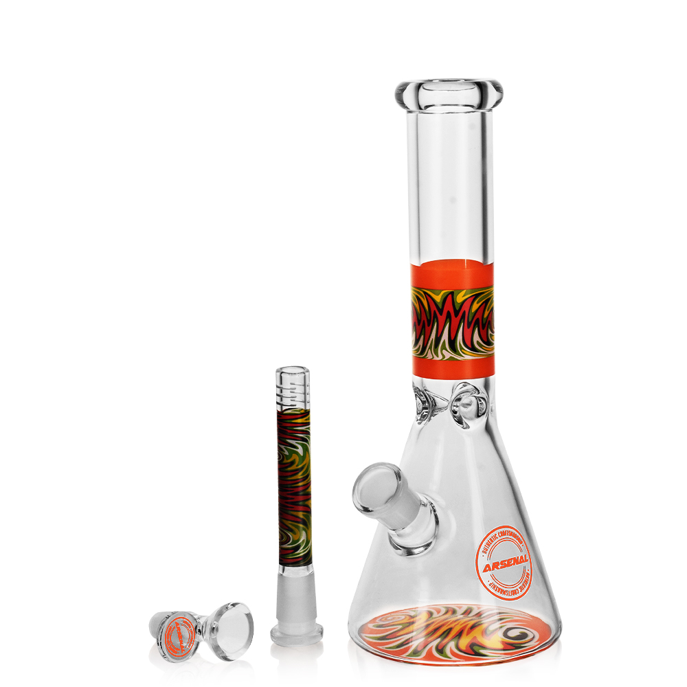 10" 5mm Arsenal Visionary Series Glass Bong