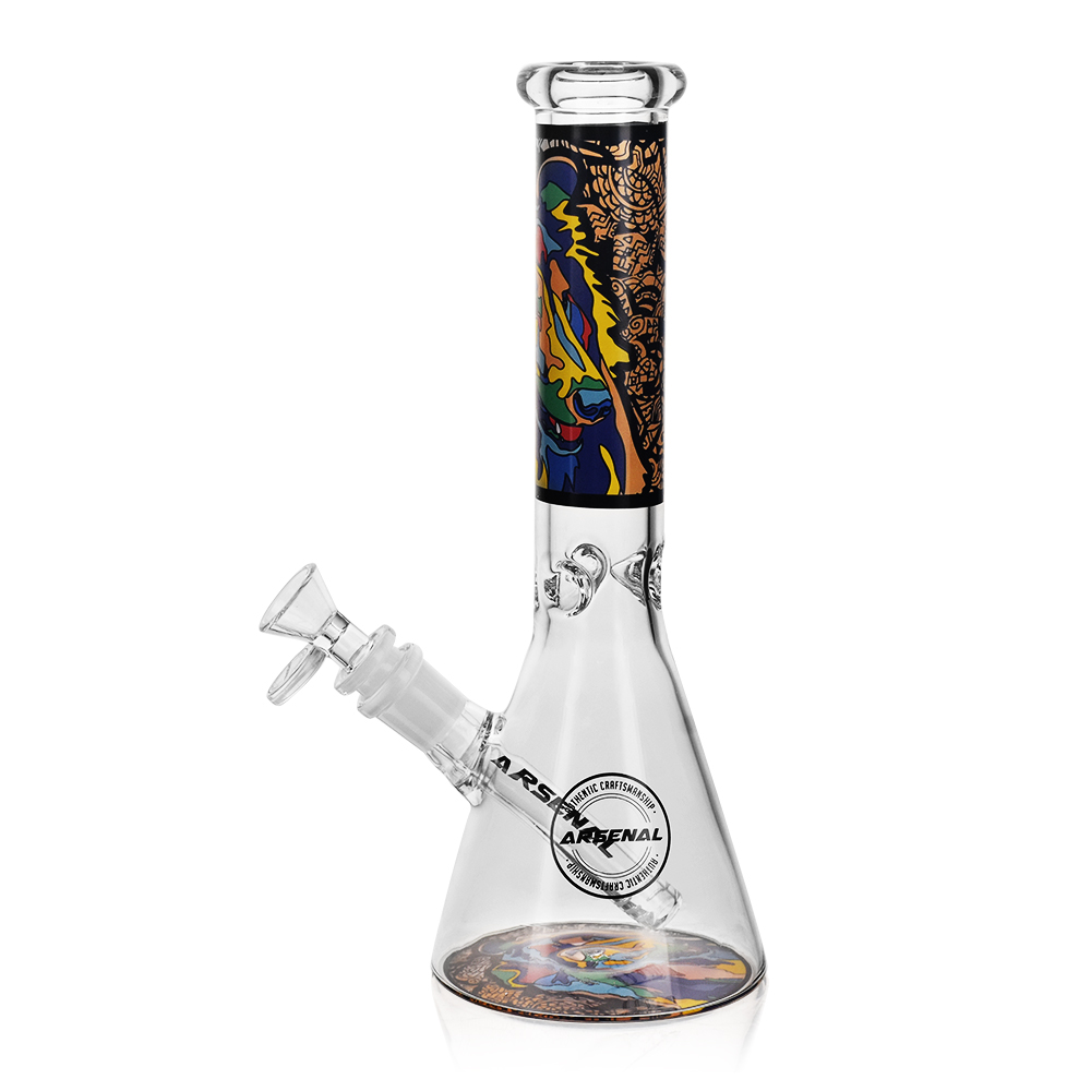 10" 5mm Arsenal Picasso's Spirit Glass Bong