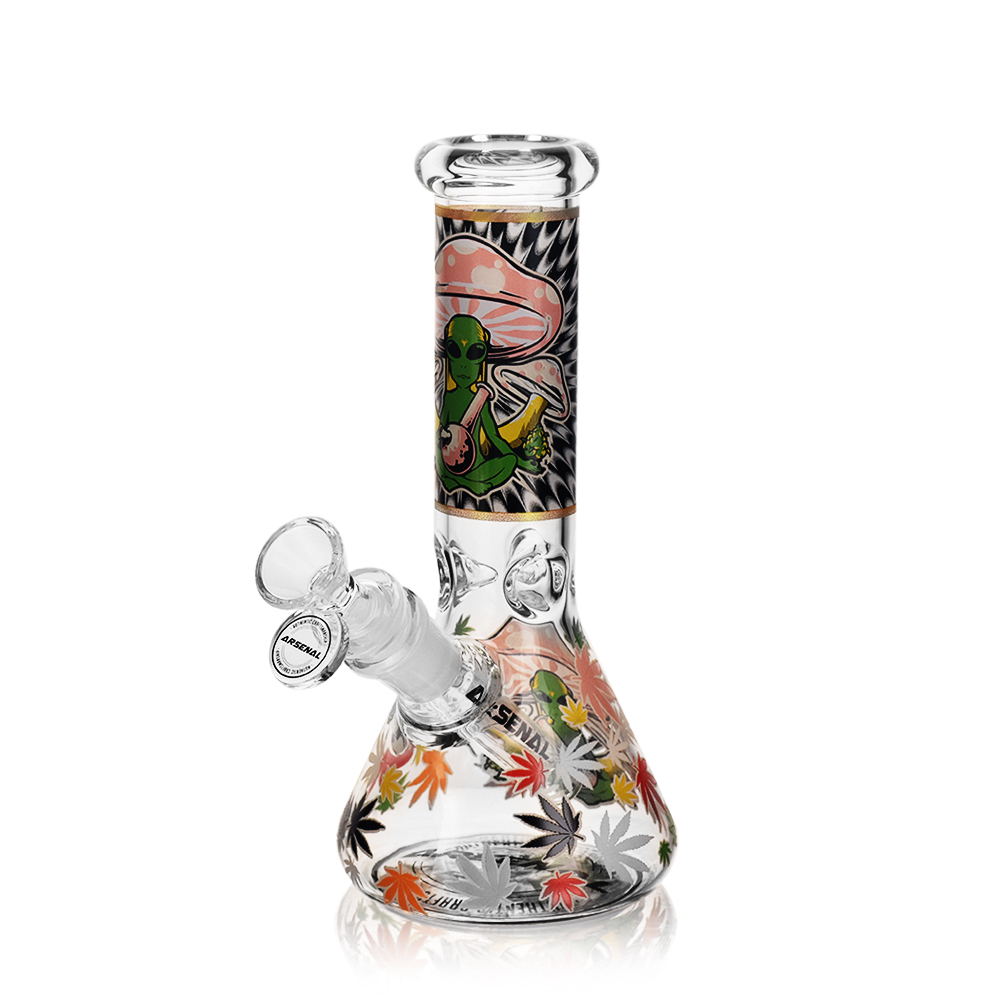 8" 4mm Arsenal Stoner Alien Bong