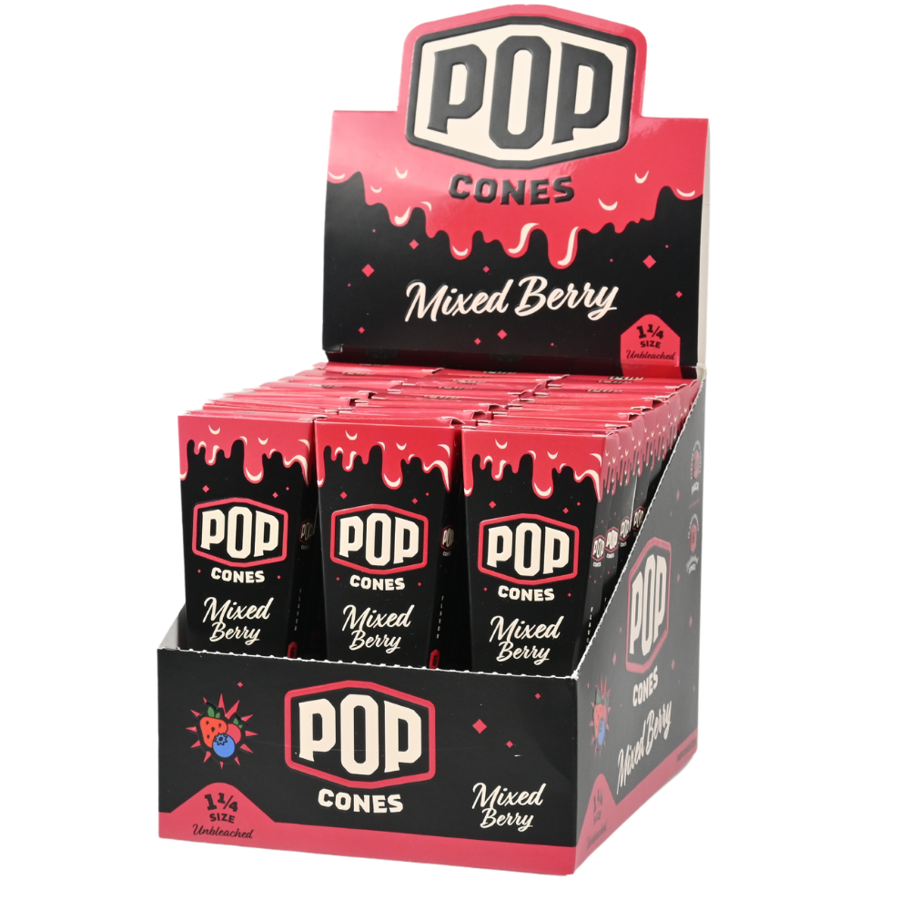 Pop Cones 1 1/4 Unbleached Pre-rolled Cones - 24ct