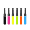 Clipper Mini Tube Solid Fluo Lighters - 24ct