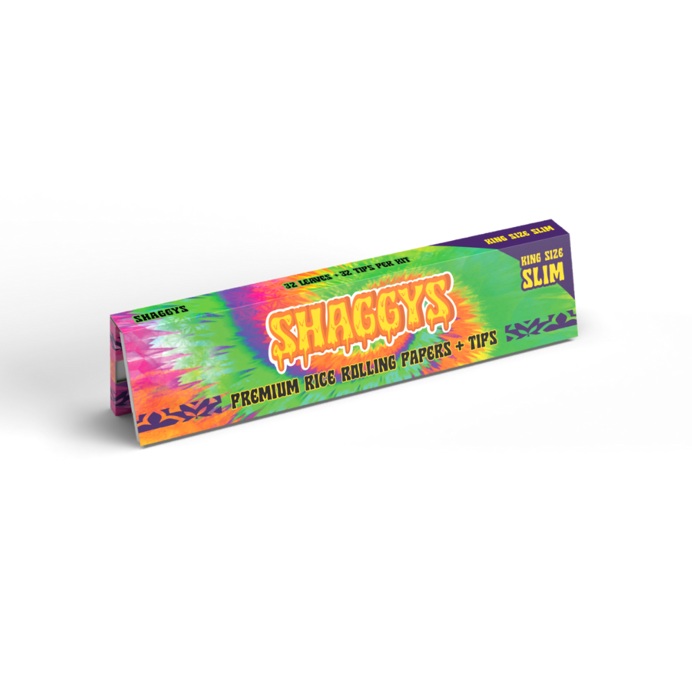 Blazy Susan Shaggy's KS Slim Papers + Tips - 26ct