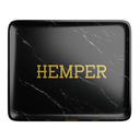 Hemper Luxe Marble Black Rolling Tray