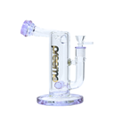 8" Preemo Glass Curved Neck Barrel Perc Bubbler