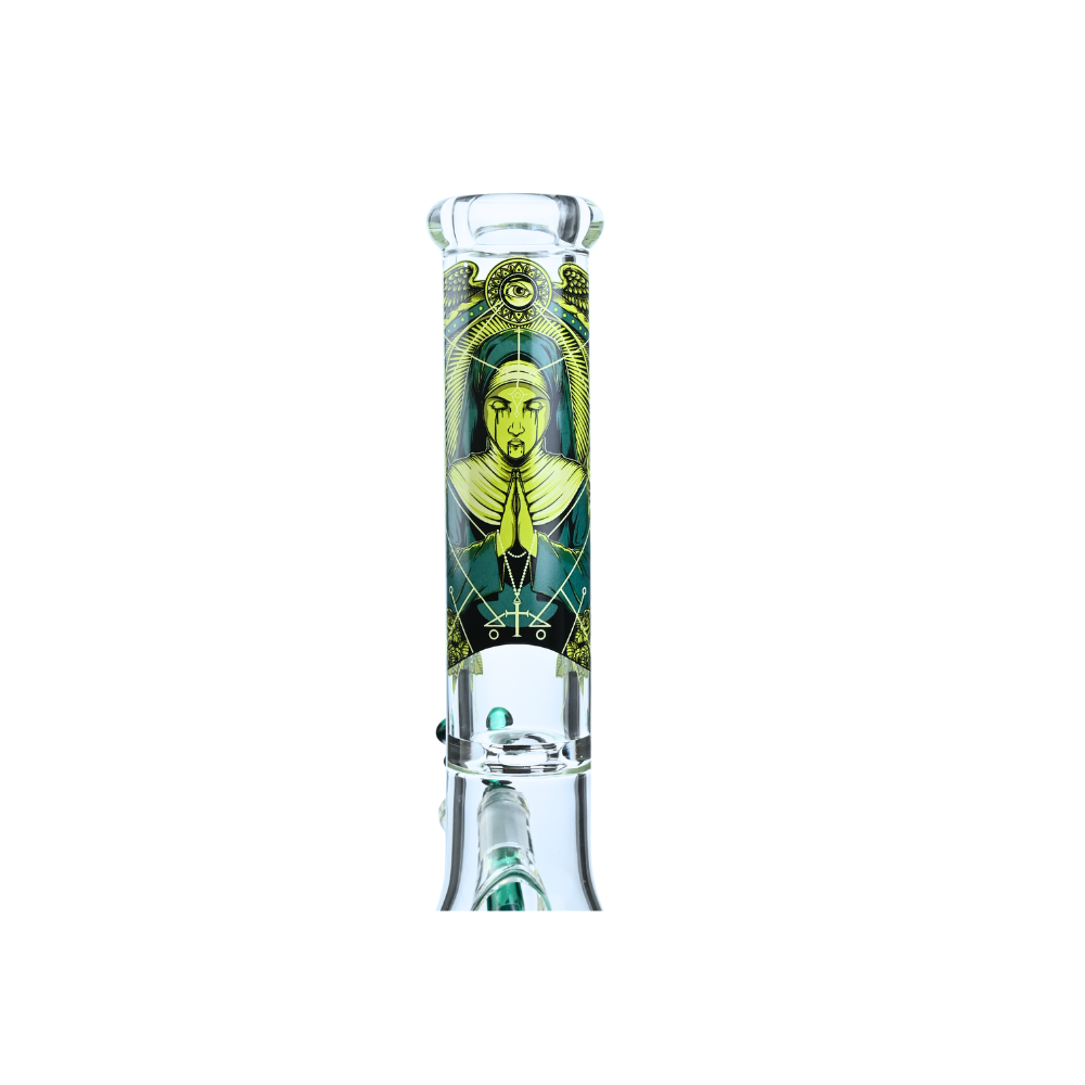 14" 9mm Occult Castle Glass Bong