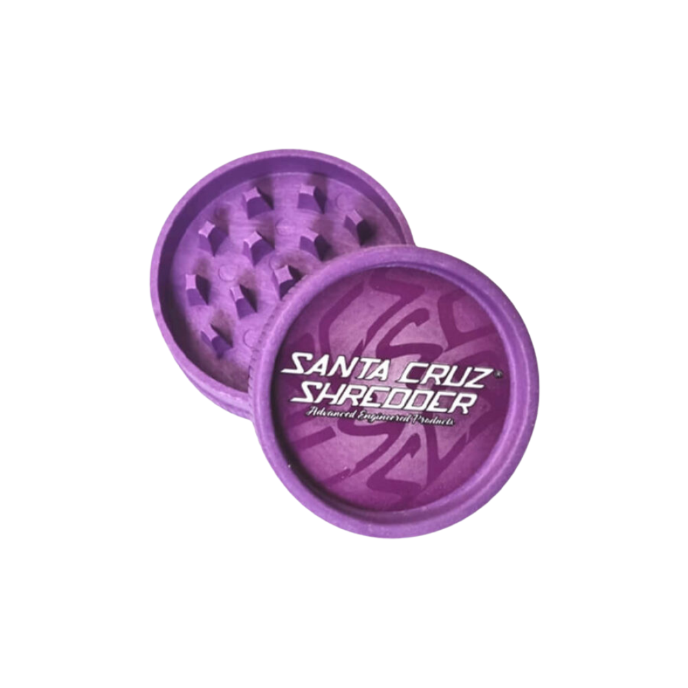 Santa Cruz Shredder 2pc Medium Hemp Grinders Assorted Dispaly - 12ct