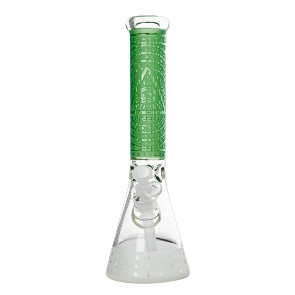 14" Cheech All-Seeing Eye Sandblast Beaker