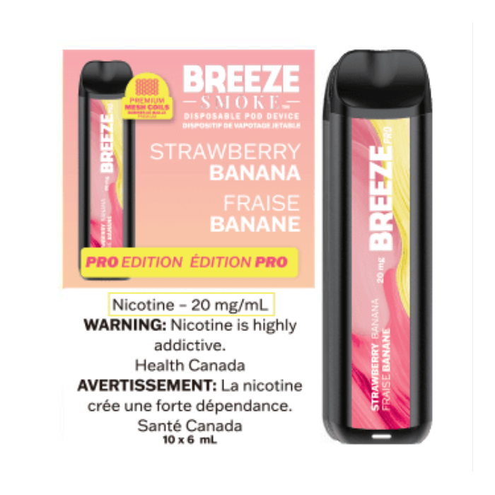 Breeze Pro Synthetic 50 2000 Puffs Disposable Vape - 10ct