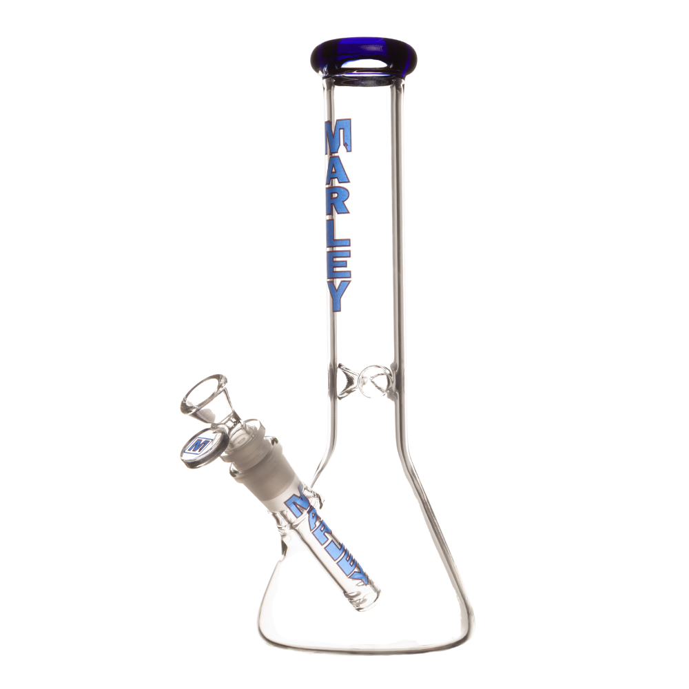 11" 5mm Marley Clear Skinny Beaker Bong