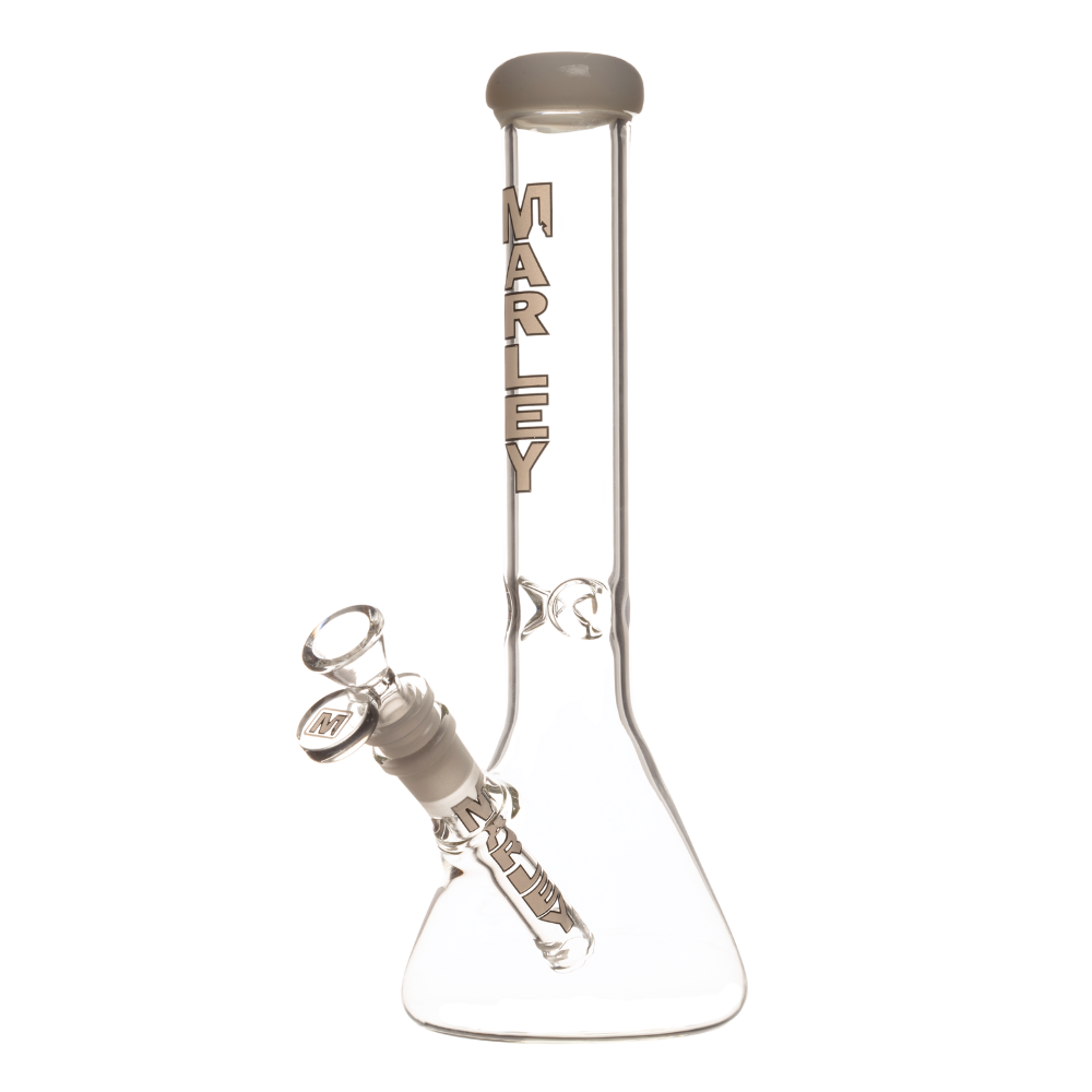 11" 5mm Marley Clear Skinny Beaker Bong