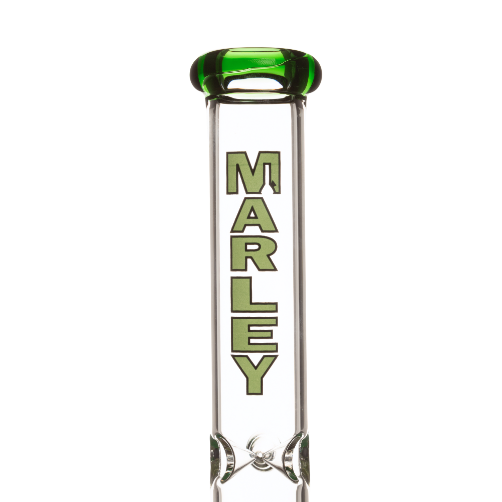 11" 5mm Marley Clear Skinny Beaker Bong