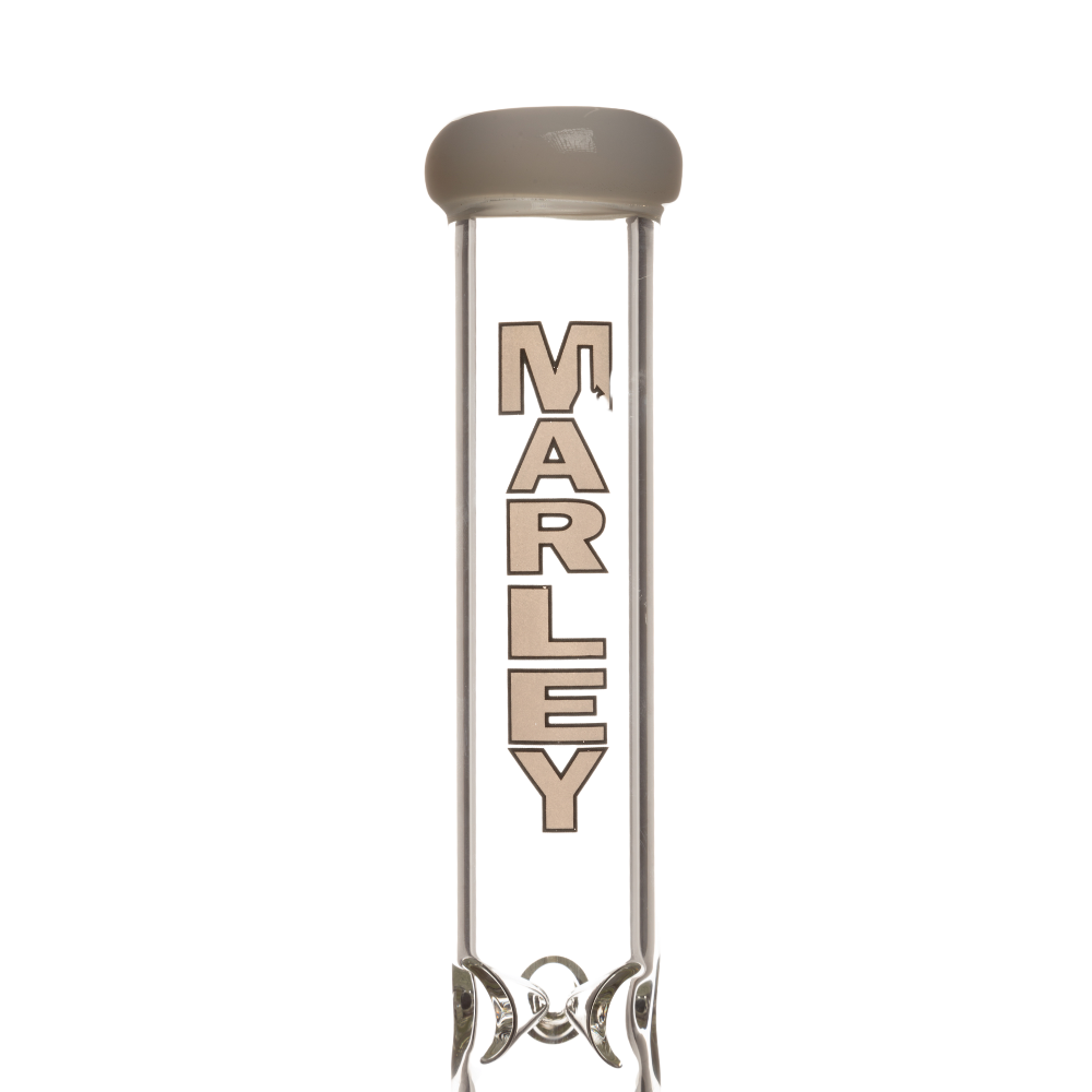 11" 5mm Marley Clear Skinny Beaker Bong