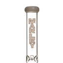 11" 5mm Marley Clear Skinny Beaker Bong