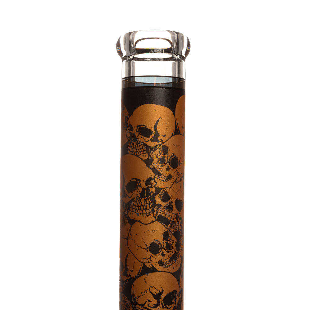 16" 7mm Marley Wrapped Skull Beaker