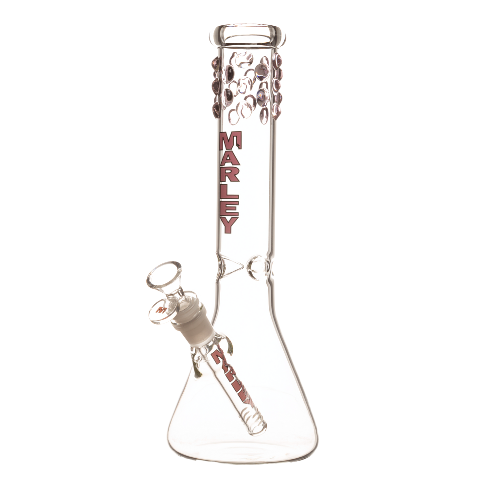 12" 5mm Marley Bubble Beads Beaker Bong