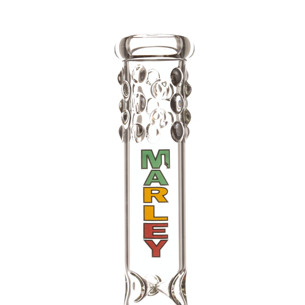 12" 5mm Marley Bubble Beads Beaker Bong