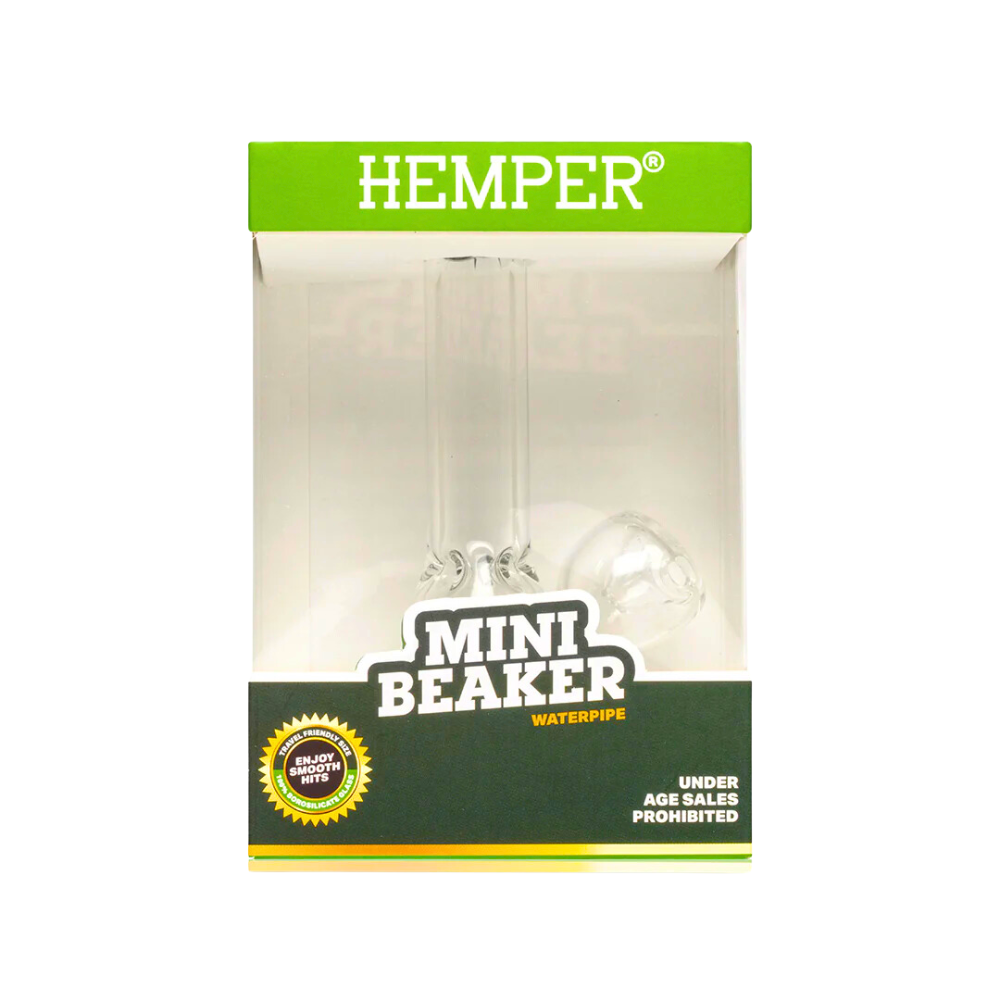 4.5" Hemper Mini Beaker Bong - 4ct