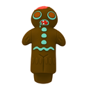 3" Gingerbread Man Silicone Hand Pipe