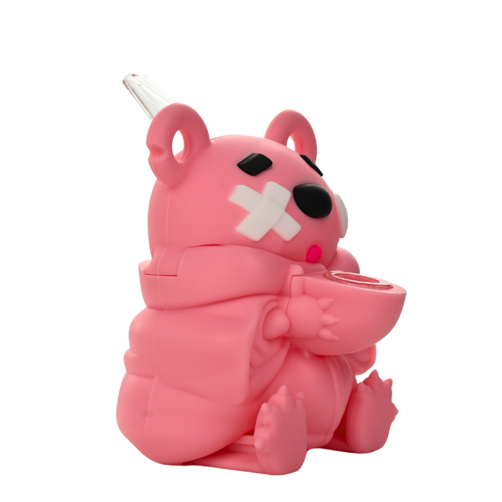 5" Scarbear Silicone Bong