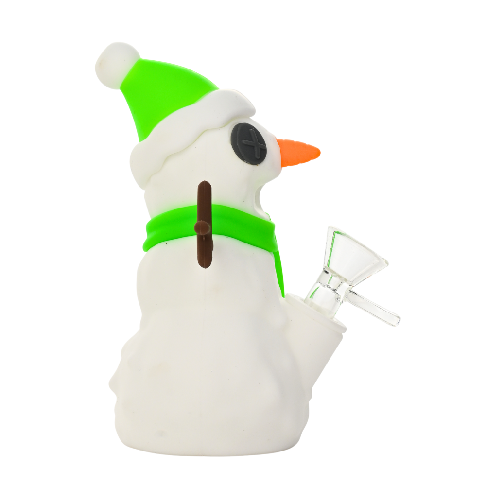 4" Arsenal Snowman Silicone Waterpipe