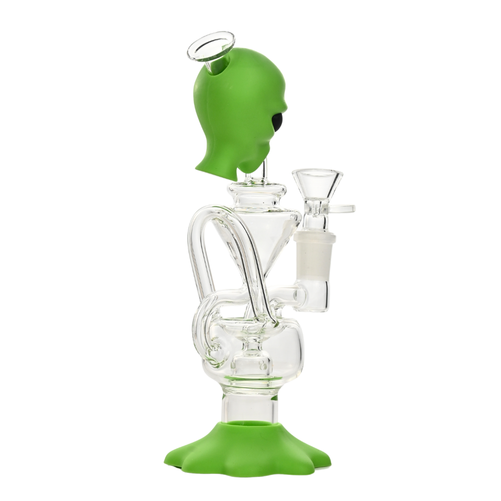 8" Arsenal Alien Functional Glass Waterpipe