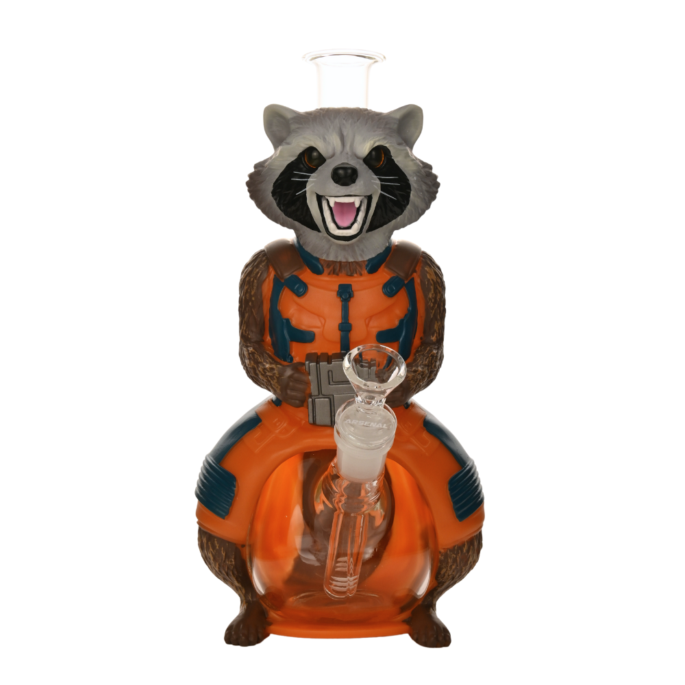 9" Arsenal PVC Roacket Raccoon Waterpipe