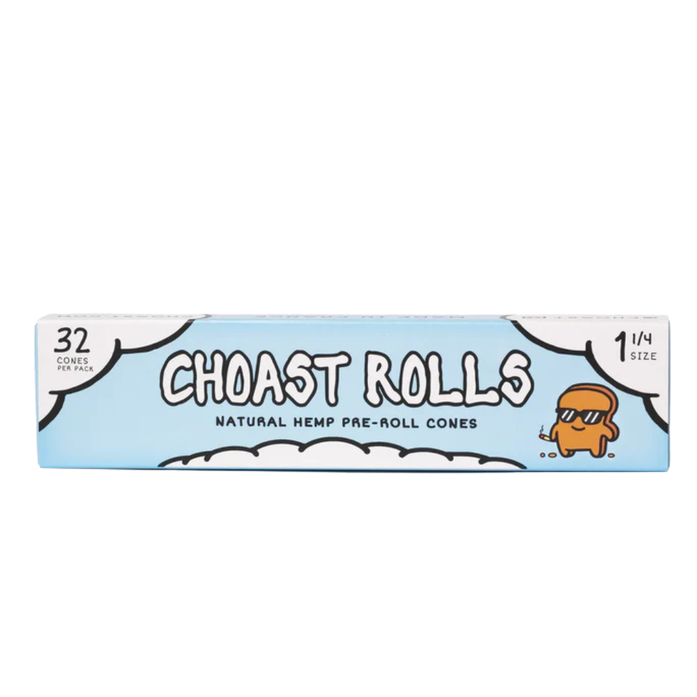 Choast Rolls Natural Hemp 1 1/4 Pre Rolled Cones - 32ct