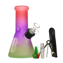 8" Iridescent Rainbow Glass Bong Kit