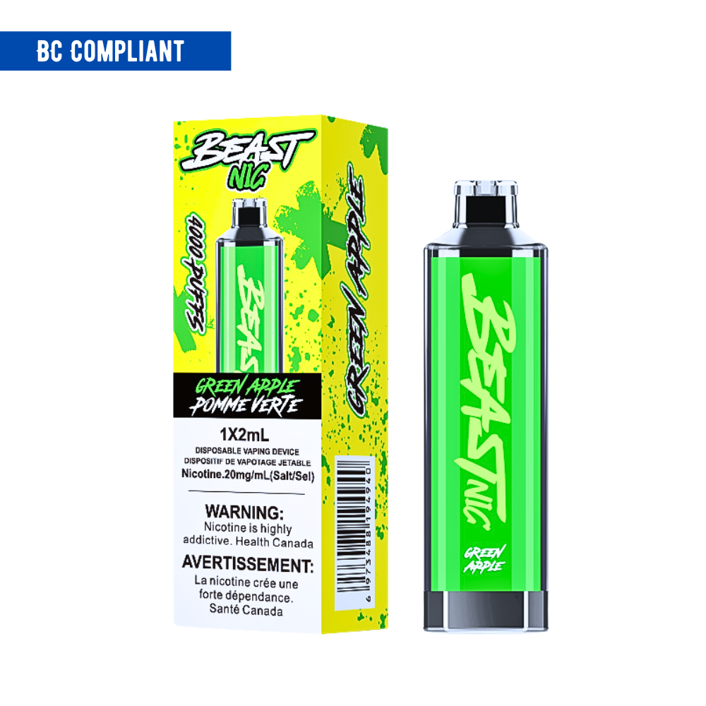 Beast Nic 4k Puffs Disposable Vape - 5ct