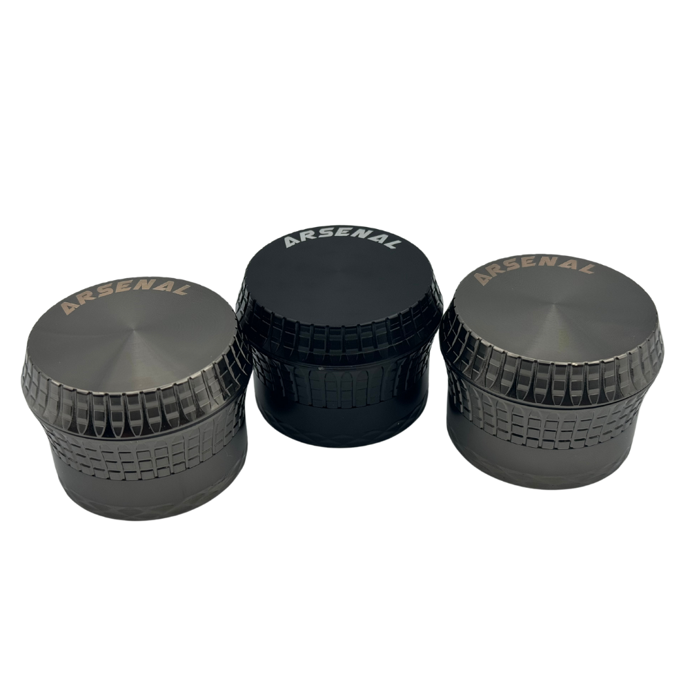 Arsenal Solid Arch 58mm 4-Pc Grinder - 3ct
