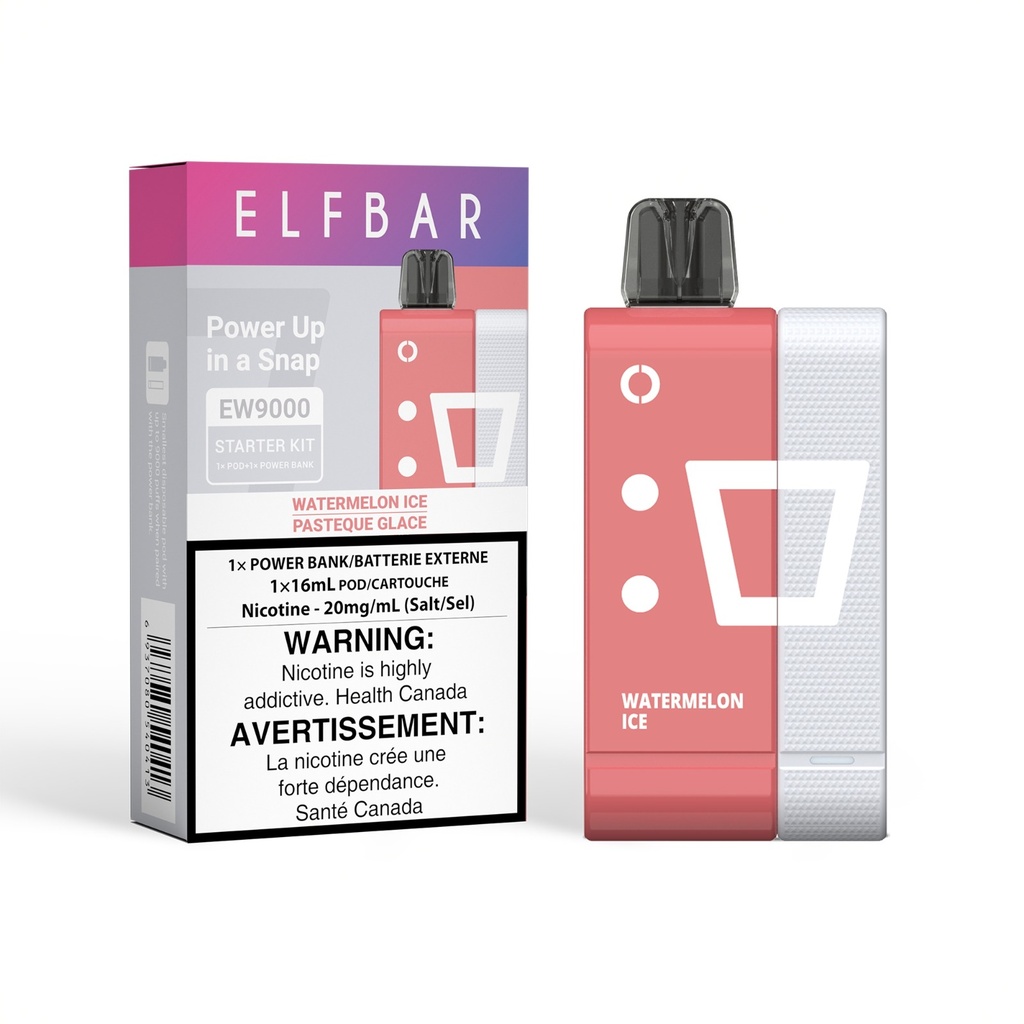 (Bundle 2) Elf Bar EW9000 Starter Kit - 5ct x 4 Flavours