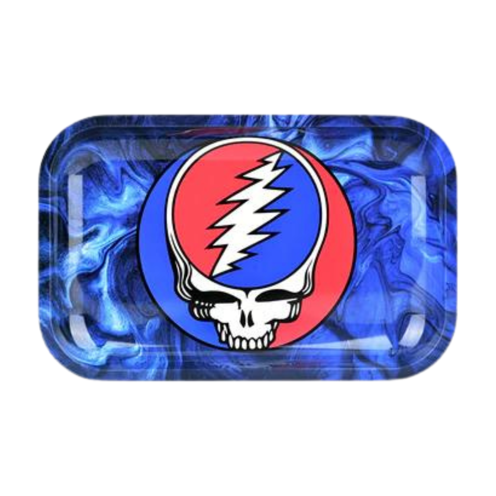 Pulsar X Grateful Dead Space Your Face Metal Rolling Tray w/ Lid