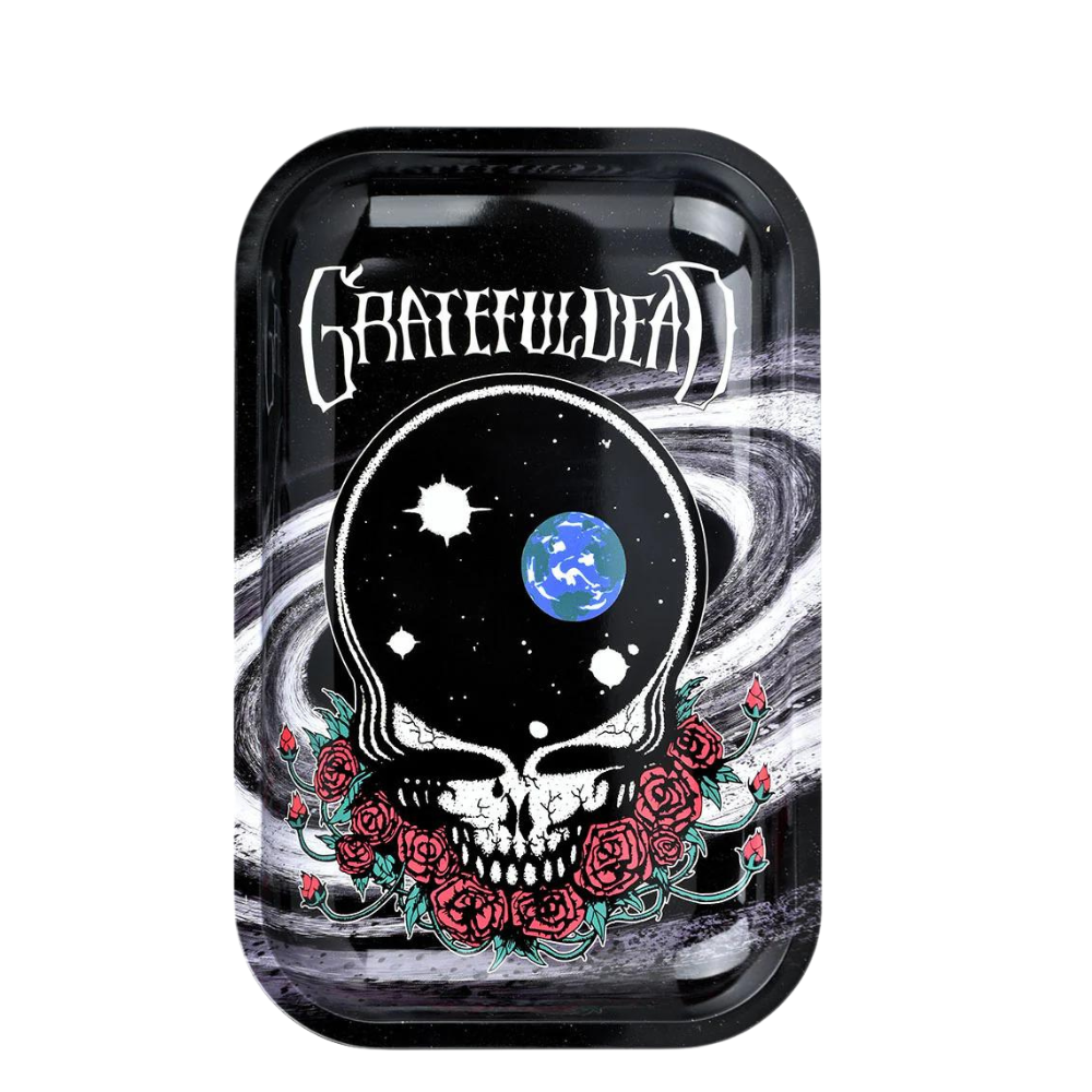 Pulsar X Grateful Dead Space Your Face Metal Rolling Tray w/ Lid