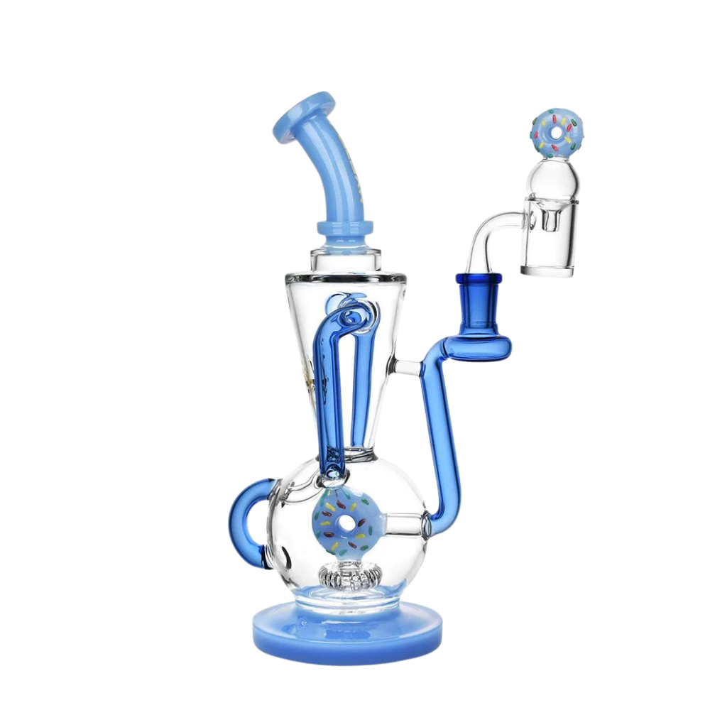 10.75" Pulsar Delectable Donut Recycler Dab Rig Kit - Assorted Colours