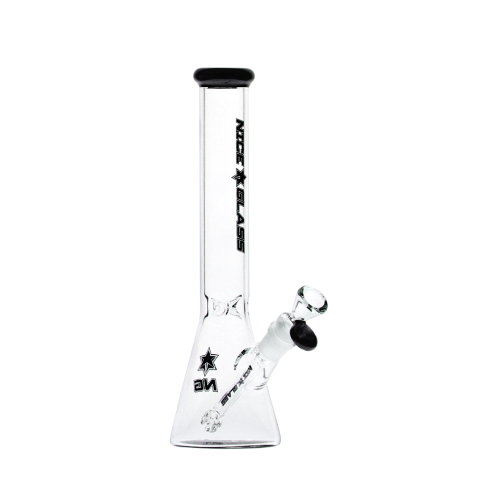 16" 9mm Nice Glass Flat Mouth Beaker Bong (copy)