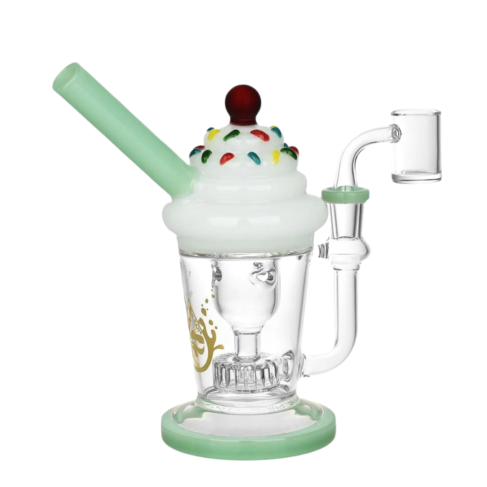 7" Pulsar Cherry On Top Recycler Dab Rig - Assorted Colours