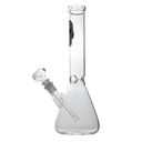 12" Clear Conical Sticker Bong - 3ct