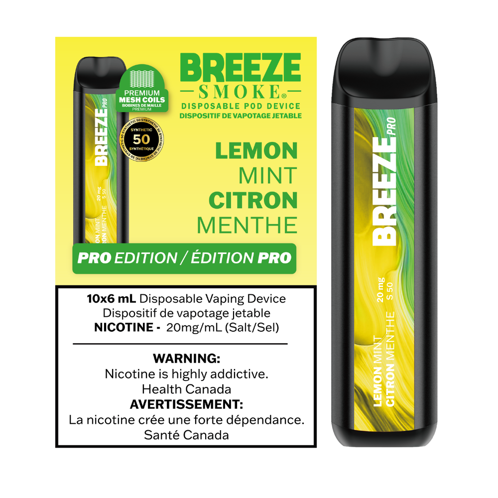 Breeze Pro S50 2000 Puffs Disposable Vape - 10ct