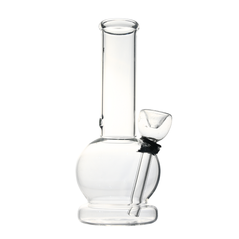 6" Clear Glass Bong - 5ct