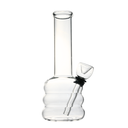 6" Clear Glass Bong - 5ct