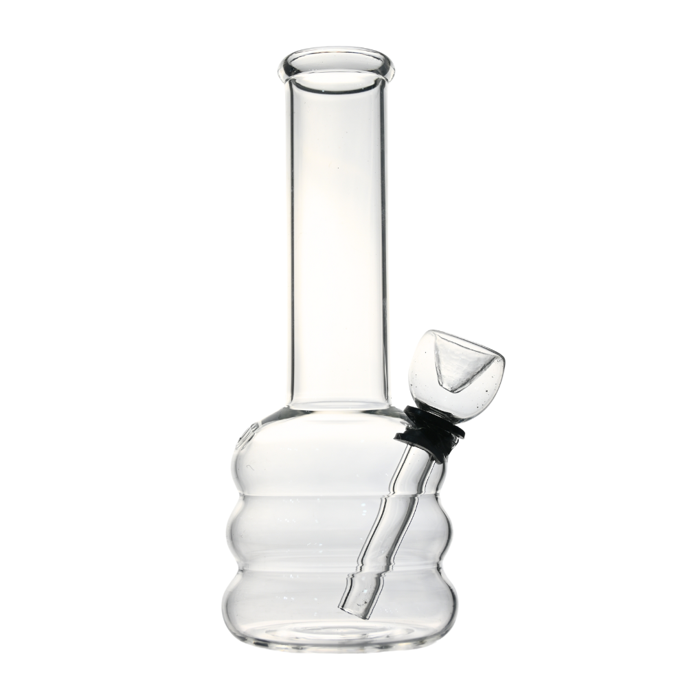 5" Transparent Glass Bong - 5ct